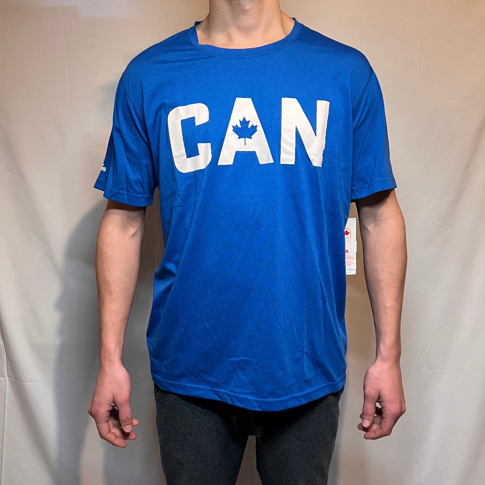 ADIDAS CANADA MENS PERFORMACE T SHIRT (XL)